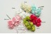 Mulberry paper Flower on wire - 2.5 cm - Pack of 6